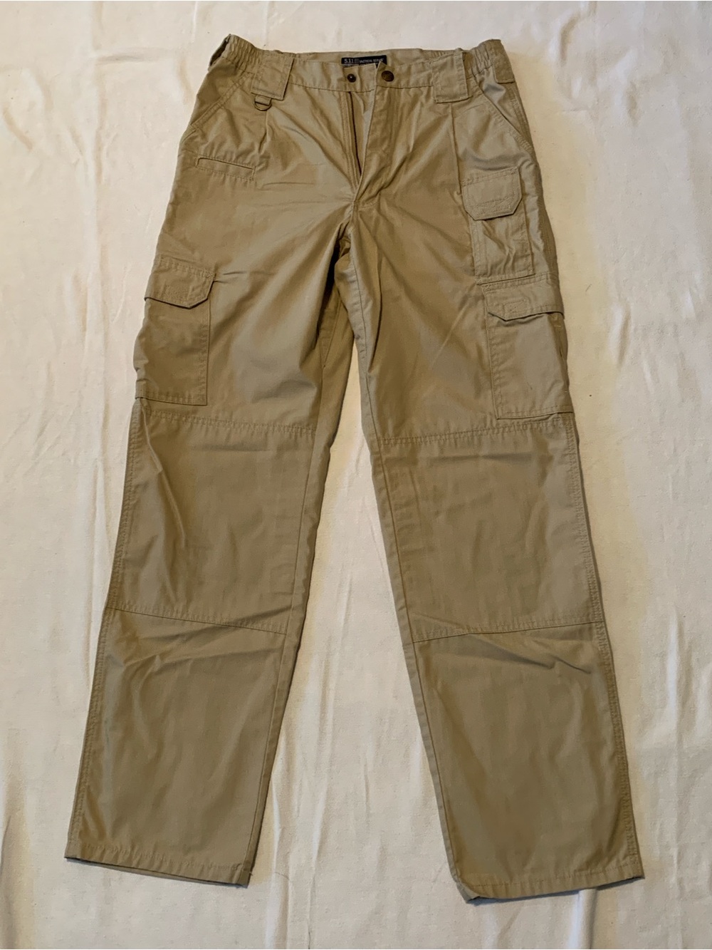 5.11 Tactical Tan Cargo Pants - Multi-Pocket Utility Trousers